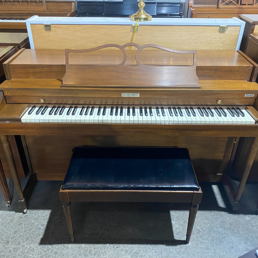Baldwin Howard 1966 Light Walnut Spinet | Farley's House of Pianos ...