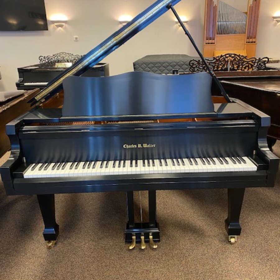Charles Walter 1998 Ebony Satin Grand Farley's House of Pianos