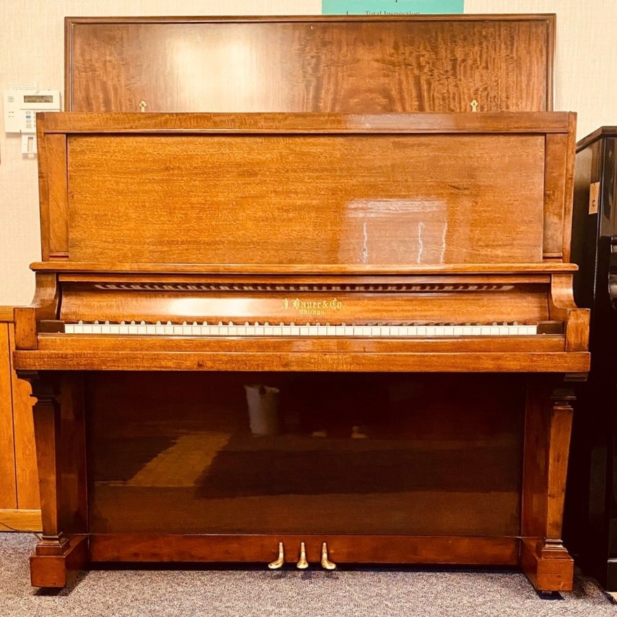 Julius Bauer 1893 Walnut Studio Farley's House of Pianos Madison, WI